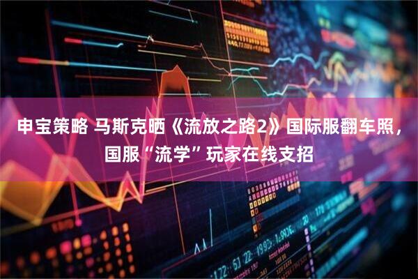 申宝策略 马斯克晒《流放之路2》国际服翻车照，国服“流学”玩家在线支招
