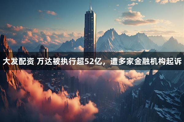 大发配资 万达被执行超52亿，遭多家金融机构起诉